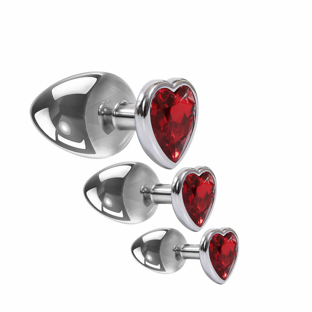 Adam & Eve Hearts & Metal Plugs | Metal Anal Plugs – muf.com